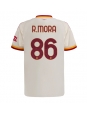 Moške Nogometnih dresov AS Roma Rodrigo Mora #86 Gostujoči 2026-27 Kratki rokavi Moške Nogometnih dresov AS Roma Rodrigo Mora #86 Gostujoči 2026-27 Kratki rokavi
